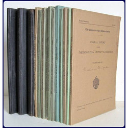 METROPOLITAN DISTRICT COMMISSION. ANNUAL REPORT. 1920-1934.